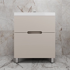 Style Line Тумба с раковиной Матис 70 крем – фотография-3